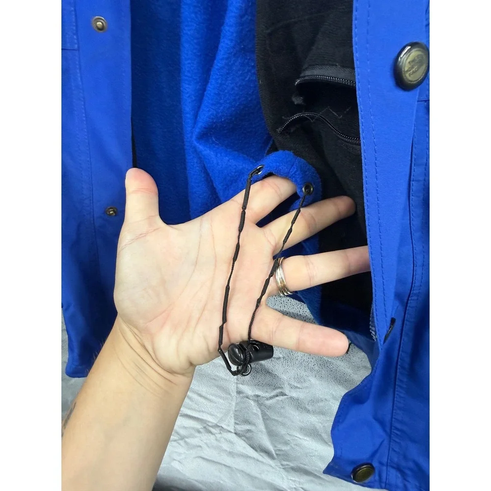 READ The North Face Gore-Tex Mountain Jacket Vintage 90's Blue Mens Medium